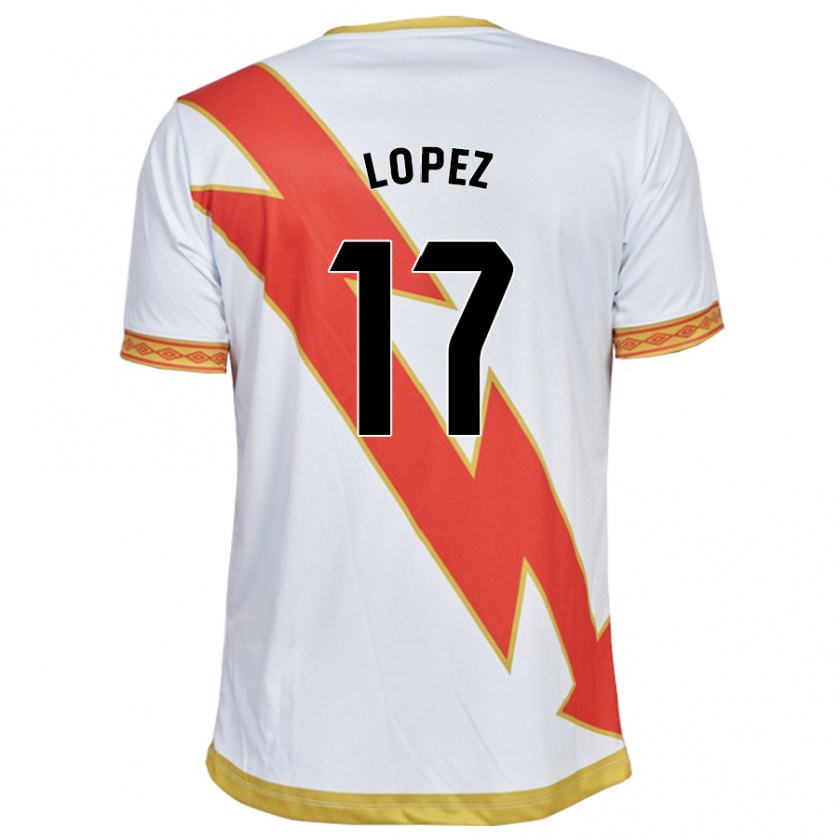 Kandiny Herren Unai López #17 Weiß Heimtrikot Trikot 2023/24 T-Shirt