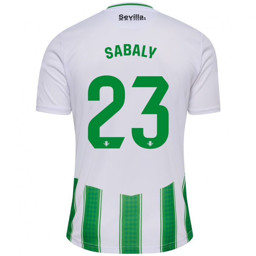 Kandiny Herren Youssouf Sabaly #23 Weiß Heimtrikot Trikot 2023/24 T-Shirt
