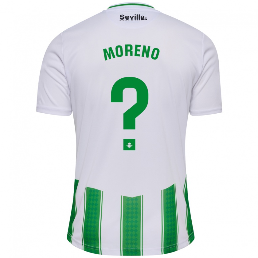 Kandiny Herren Agus Moreno #0 Weiß Heimtrikot Trikot 2023/24 T-Shirt