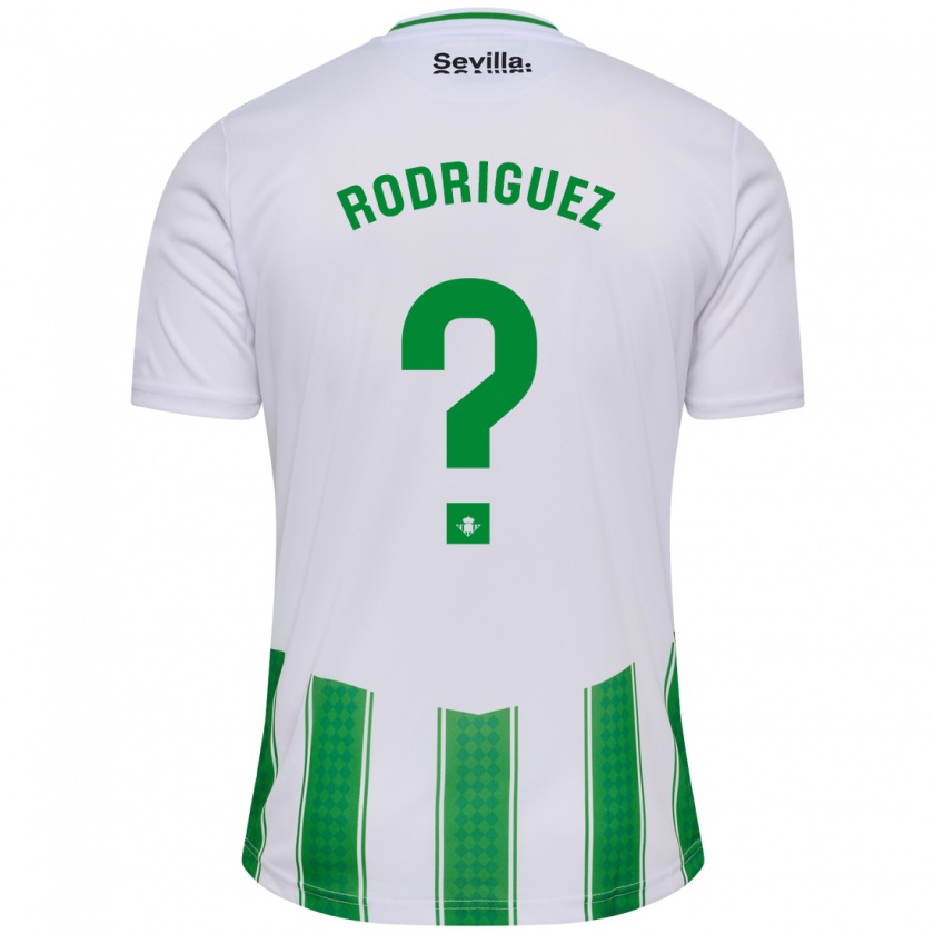 Kandiny Herren Jesús Rodriguez #0 Weiß Heimtrikot Trikot 2023/24 T-Shirt