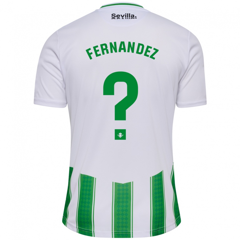 Kandiny Herren Nicolás Fernández #0 Weiß Heimtrikot Trikot 2023/24 T-Shirt