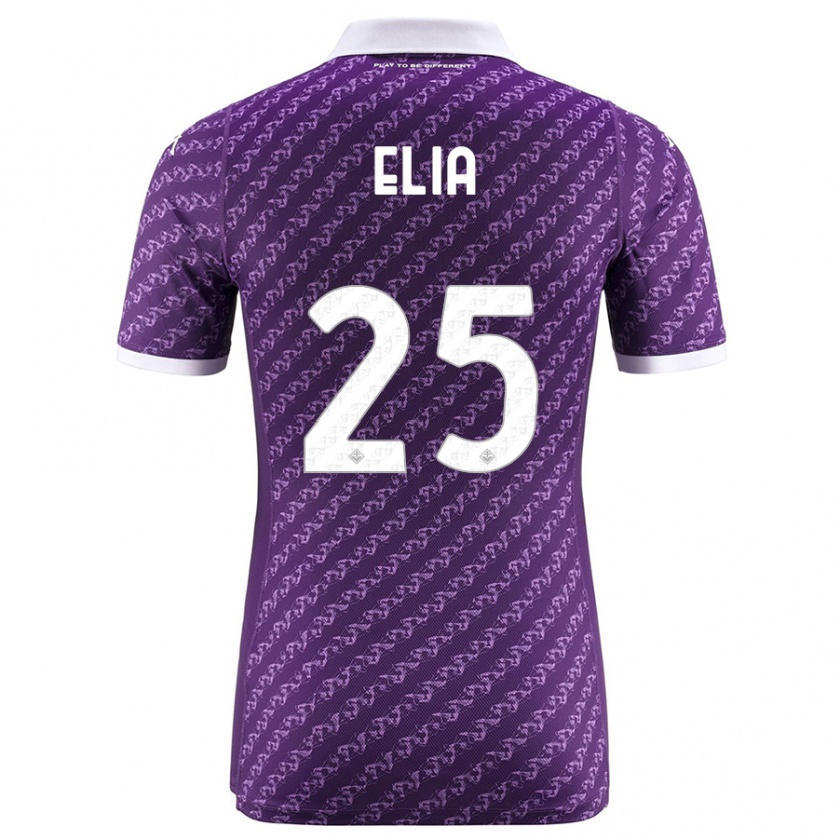 Kandiny Herren Mirko Elia #25 Violett Heimtrikot Trikot 2023/24 T-Shirt