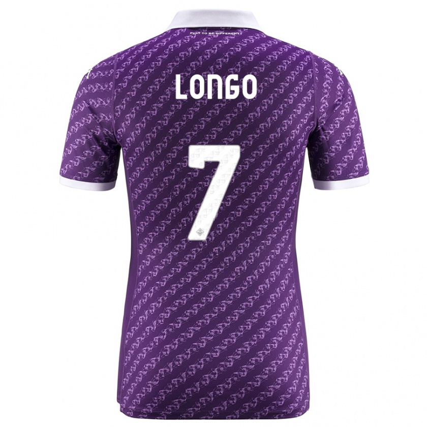 Kandiny Herren Miriam Longo #7 Violett Heimtrikot Trikot 2023/24 T-Shirt