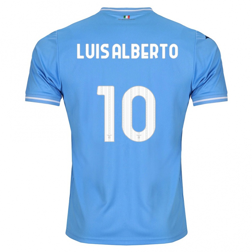 Kandiny Herren Luis Alberto #10 Blau Heimtrikot Trikot 2023/24 T-Shirt