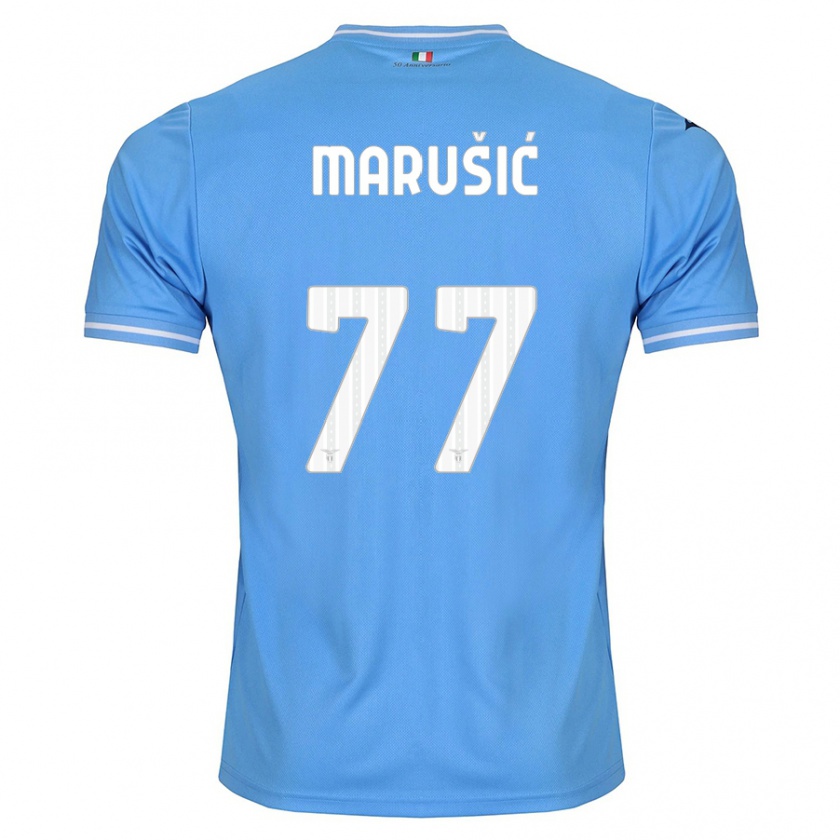 Kandiny Herren Adam Marusic #77 Blau Heimtrikot Trikot 2023/24 T-Shirt
