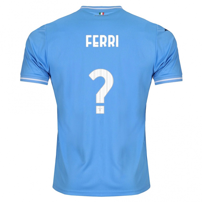 Kandiny Herren Mattia Ferri #0 Blau Heimtrikot Trikot 2023/24 T-Shirt