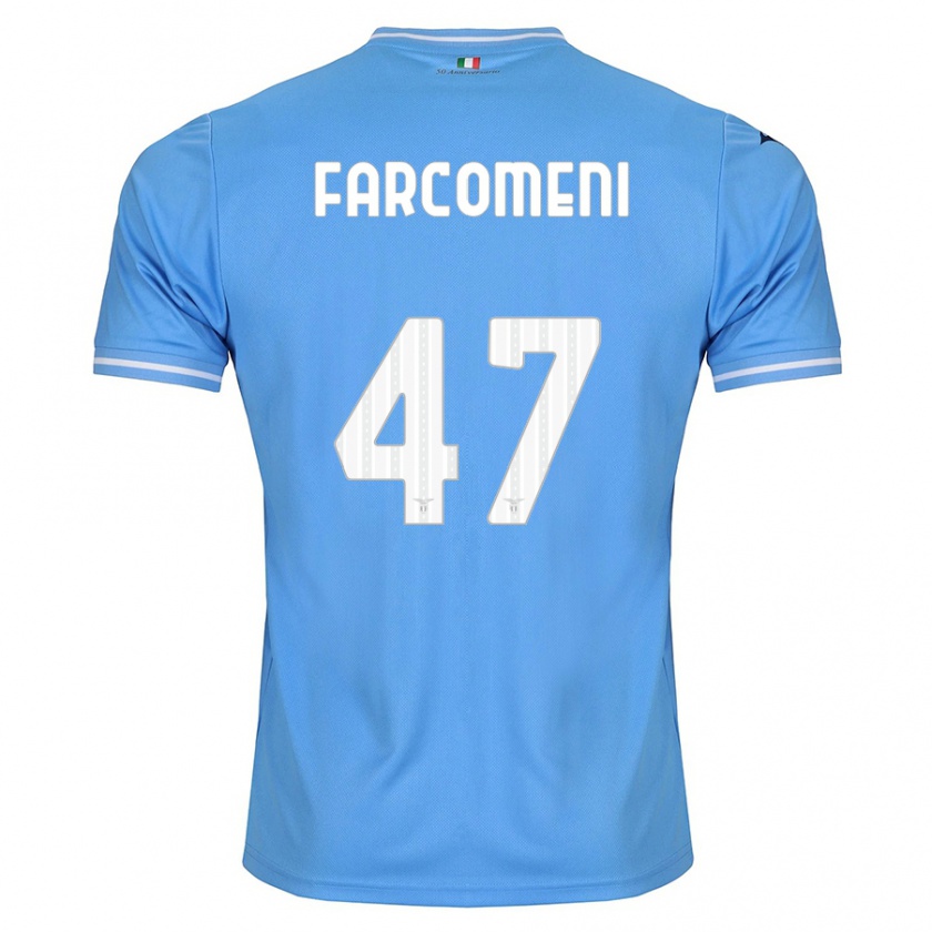 Kandiny Herren Valerio Farcomeni #47 Blau Heimtrikot Trikot 2023/24 T-Shirt