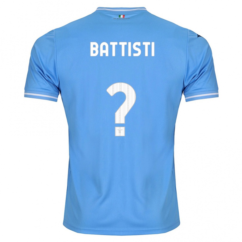 Kandiny Herren Valerio Battisti #0 Blau Heimtrikot Trikot 2023/24 T-Shirt