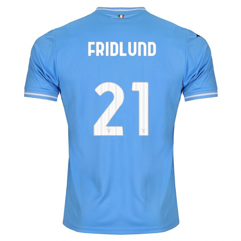 Kandiny Herren Johanne Fridlund #21 Blau Heimtrikot Trikot 2023/24 T-Shirt