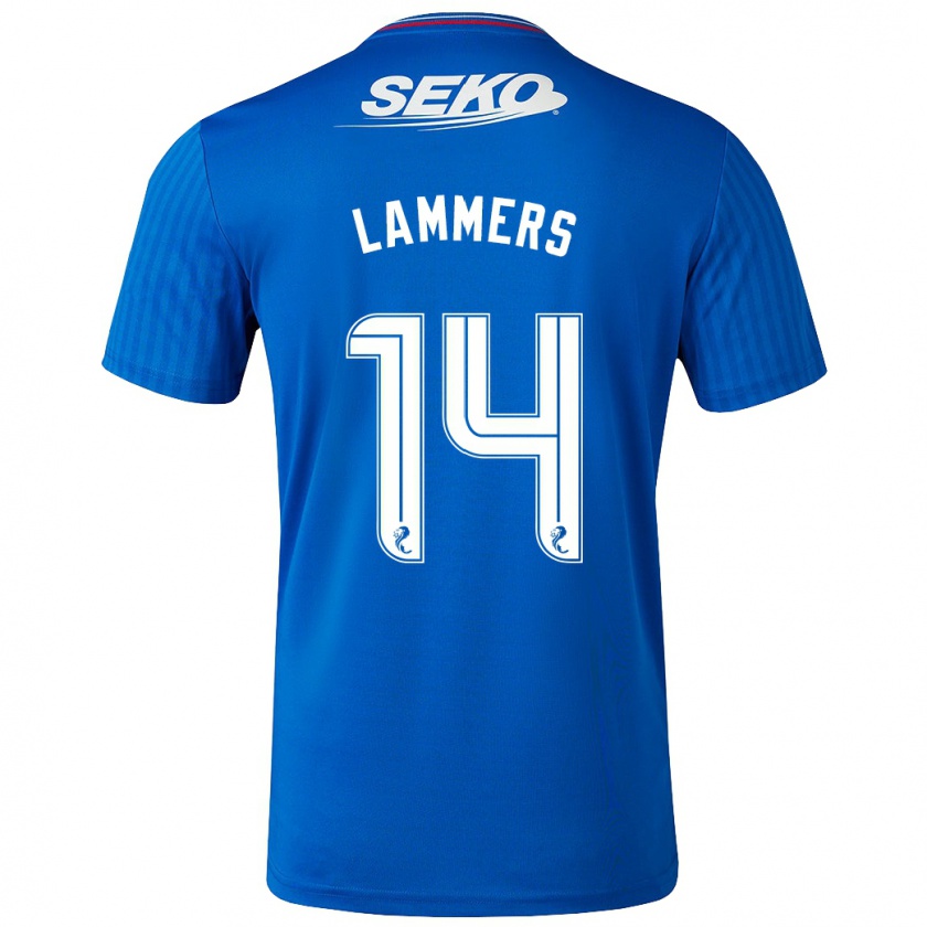 Kandiny Herren Sam Lammers #14 Blau Heimtrikot Trikot 2023/24 T-Shirt