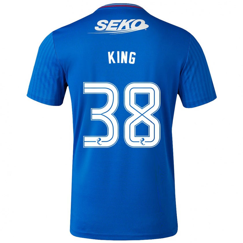 Kandiny Herren Leon King #38 Blau Heimtrikot Trikot 2023/24 T-Shirt