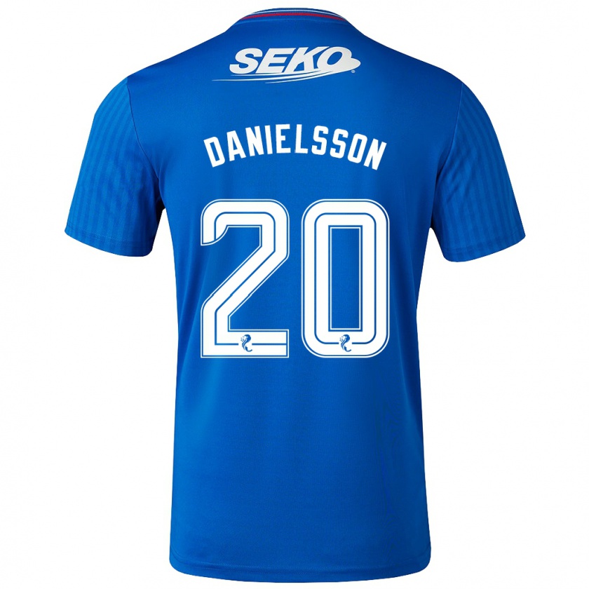 Kandiny Herren Jenny Julia Danielsson #20 Blau Heimtrikot Trikot 2023/24 T-Shirt