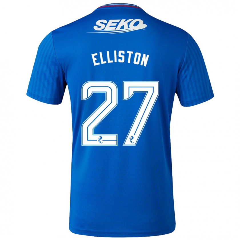 Kandiny Herren Maddie Elliston #27 Blau Heimtrikot Trikot 2023/24 T-Shirt