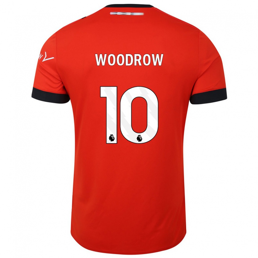 Kandiny Herren Cauley Woodrow #10 Rot Heimtrikot Trikot 2023/24 T-Shirt
