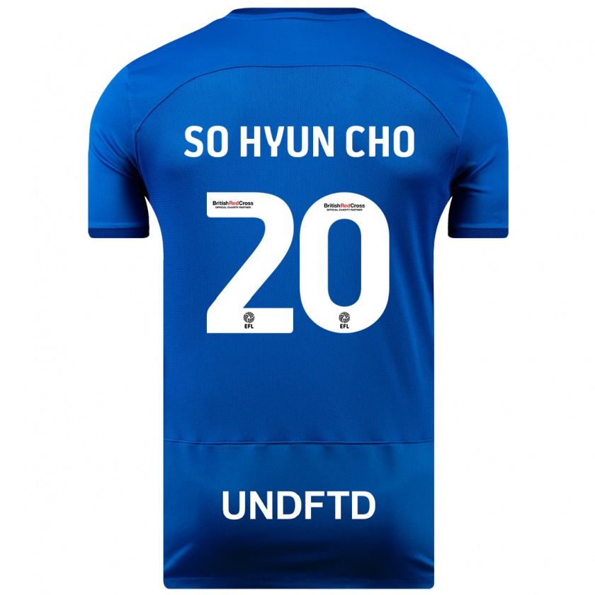 Kandiny Herren Cho So-Hyun #20 Blau Heimtrikot Trikot 2023/24 T-Shirt
