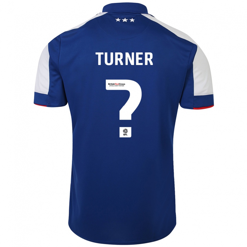 Kandiny Herren Steven Turner #0 Blau Heimtrikot Trikot 2023/24 T-Shirt