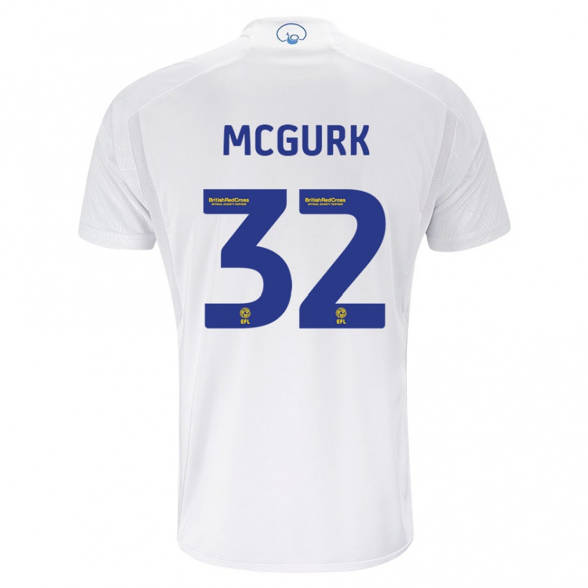 Kandiny Herren Sean Mcgurk #32 Weiß Heimtrikot Trikot 2023/24 T-Shirt