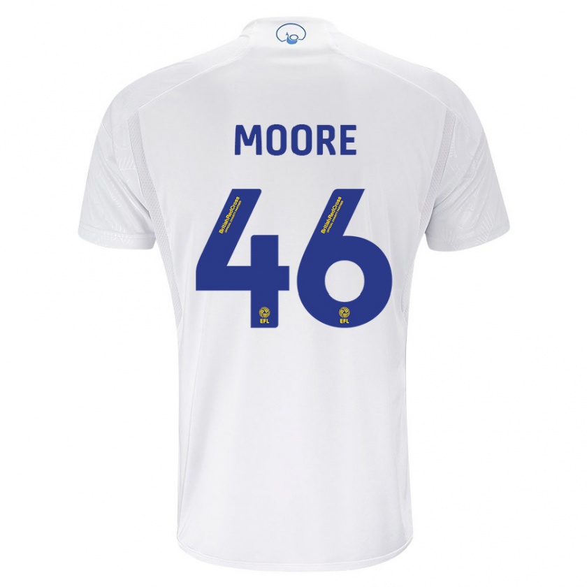 Kandiny Herren Kris Moore #46 Weiß Heimtrikot Trikot 2023/24 T-Shirt