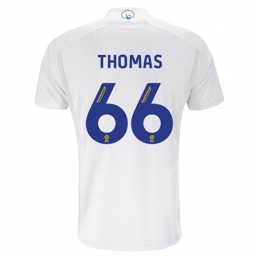 Kandiny Herren Luca Thomas #66 Weiß Heimtrikot Trikot 2023/24 T-Shirt