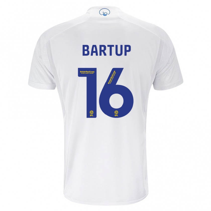 Kandiny Herren Laura Bartup #16 Weiß Heimtrikot Trikot 2023/24 T-Shirt