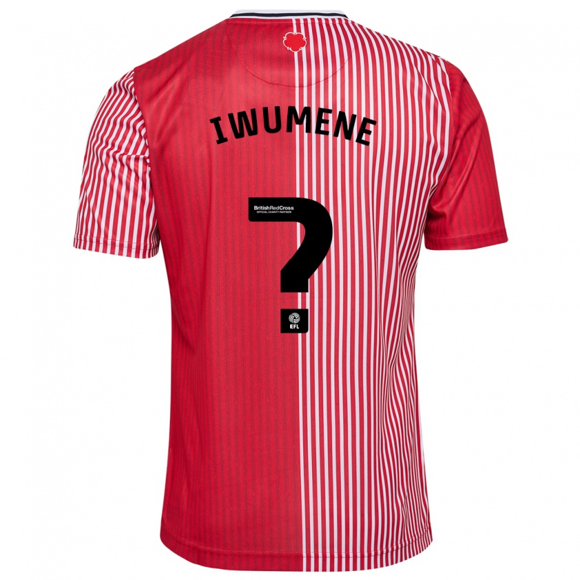 Kandiny Herren Alex Stepien-Iwumene #0 Rot Heimtrikot Trikot 2023/24 T-Shirt