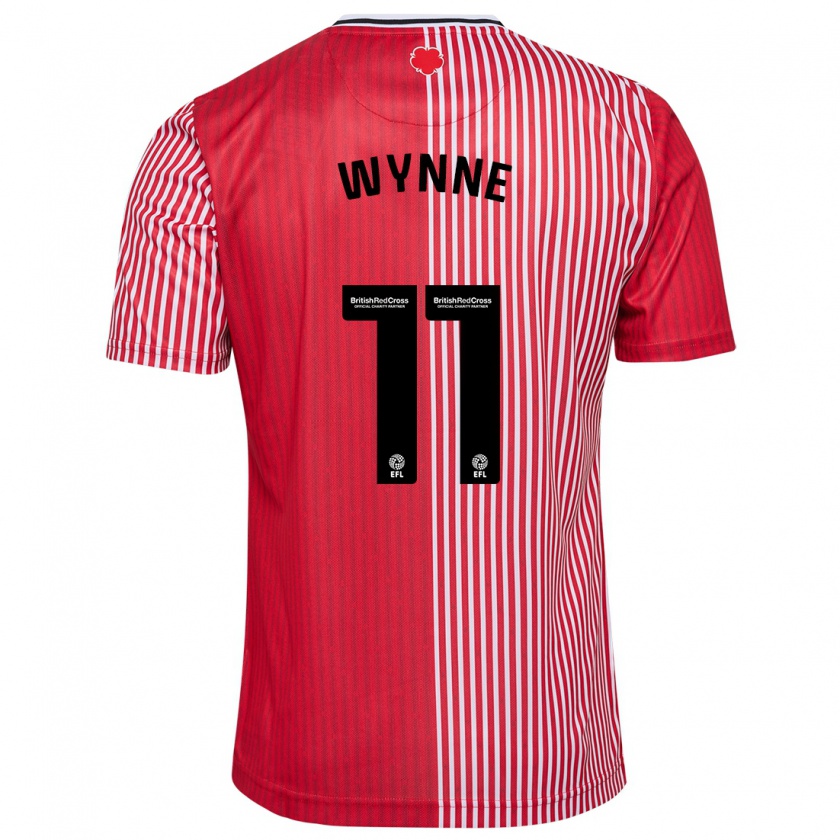Kandiny Herren Megan Wynne #11 Rot Heimtrikot Trikot 2023/24 T-Shirt