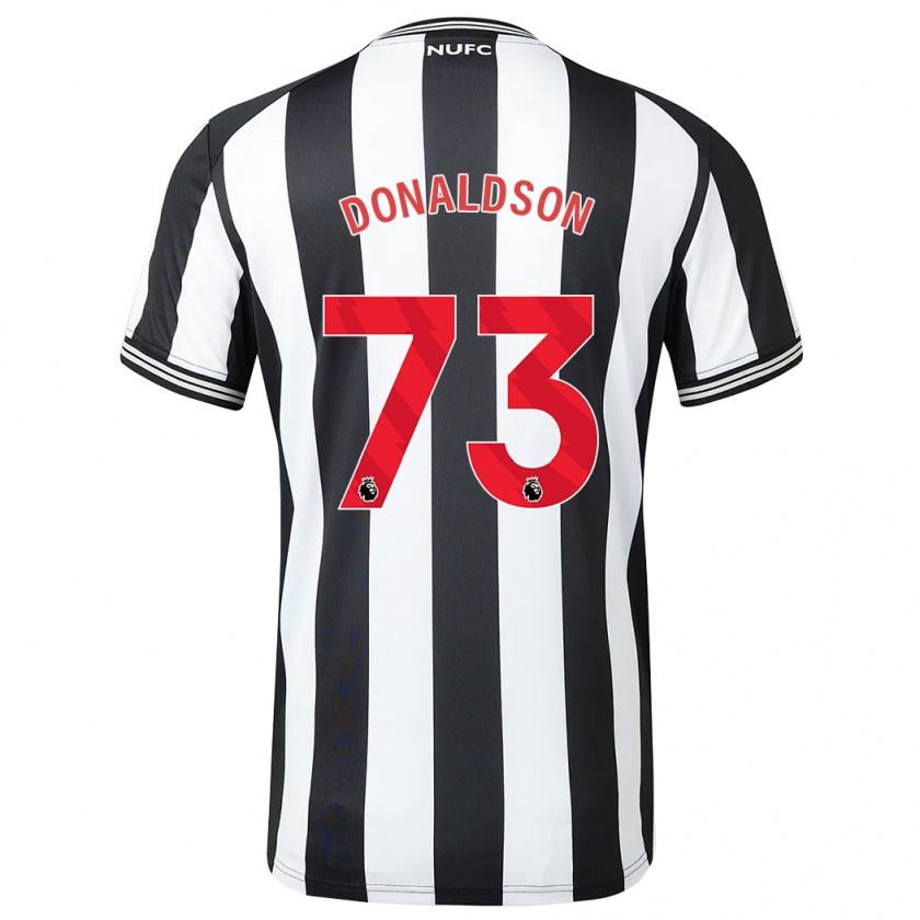Kandiny Herren Josh Donaldson #73 Schwarz-Weiss Heimtrikot Trikot 2023/24 T-Shirt