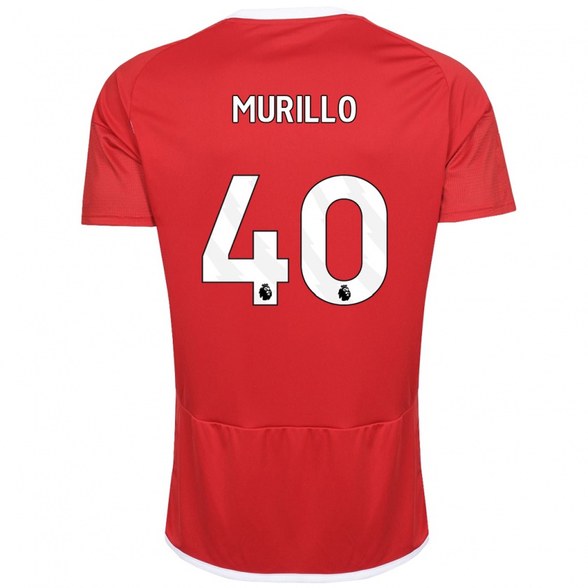 Kandiny Herren Murillo #40 Rot Heimtrikot Trikot 2023/24 T-Shirt