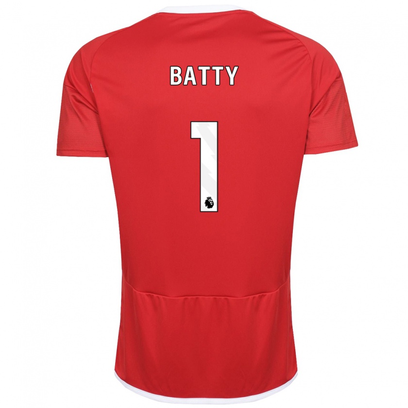 Kandiny Herren Emily Batty #1 Rot Heimtrikot Trikot 2023/24 T-Shirt