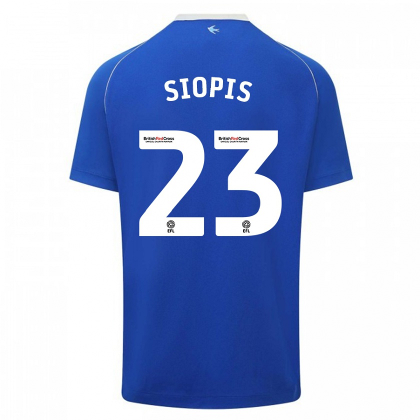 Kandiny Herren Manolis Siopis #23 Blau Heimtrikot Trikot 2023/24 T-Shirt