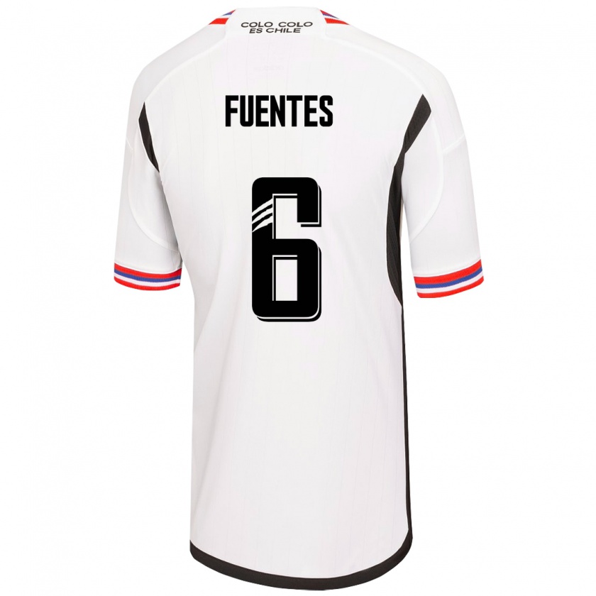 Kandiny Herren César Fuentes #6 Weiß Heimtrikot Trikot 2023/24 T-Shirt
