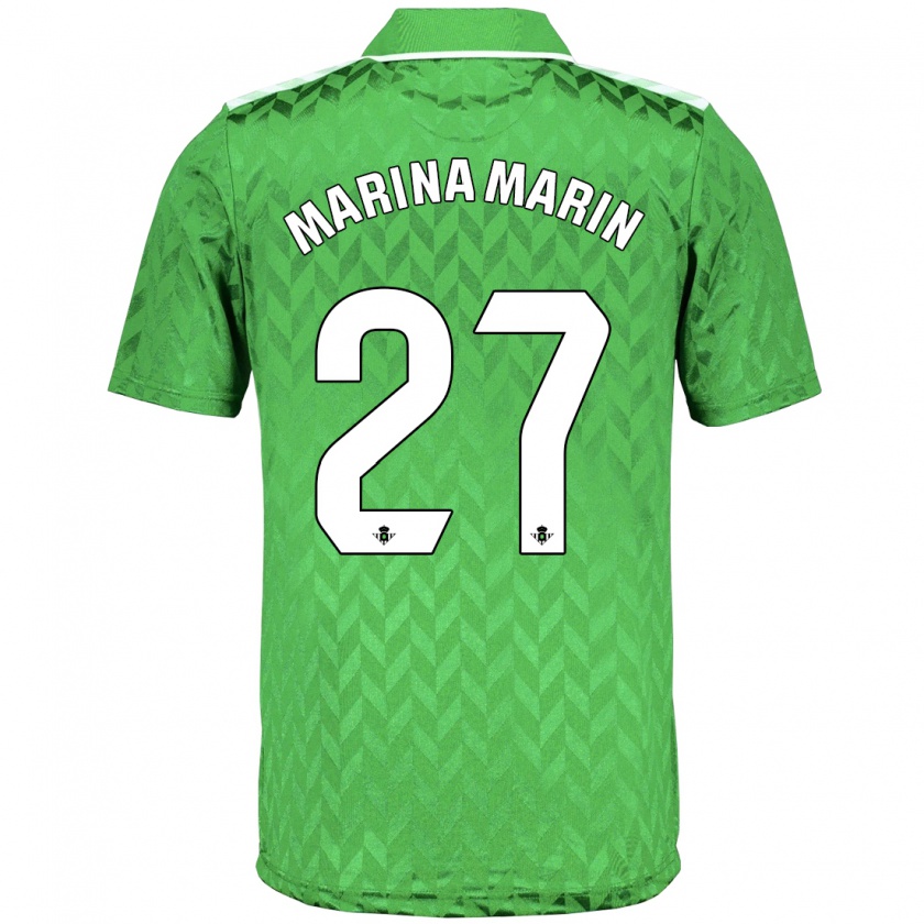 Kandiny Herren Marina Marín #27 Grün Auswärtstrikot Trikot 2023/24 T-Shirt