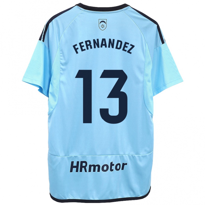 Kandiny Herren Aitor Fernández #13 Blau Auswärtstrikot Trikot 2023/24 T-Shirt