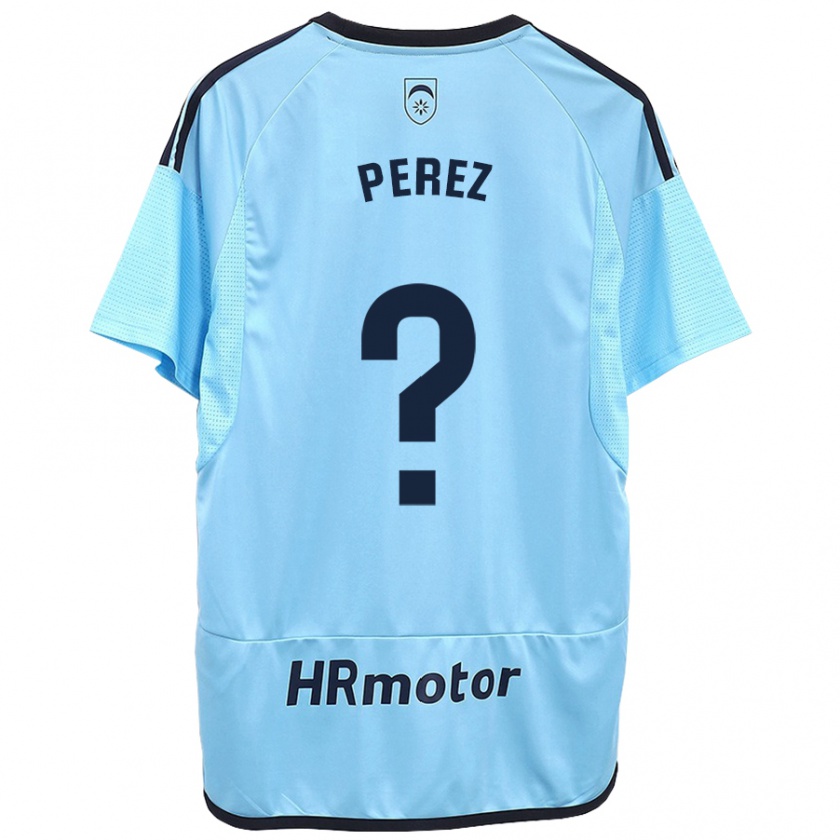 Kandiny Herren Bruno Pérez #0 Blau Auswärtstrikot Trikot 2023/24 T-Shirt