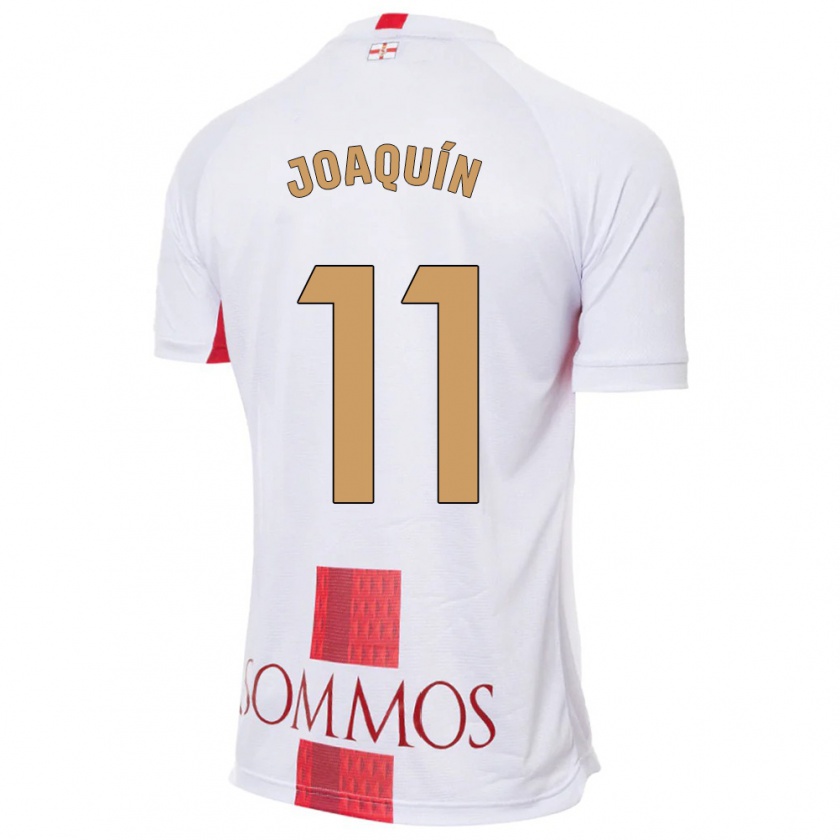 Kandiny Herren Joaquín Muñoz #11 Weiß Auswärtstrikot Trikot 2023/24 T-Shirt