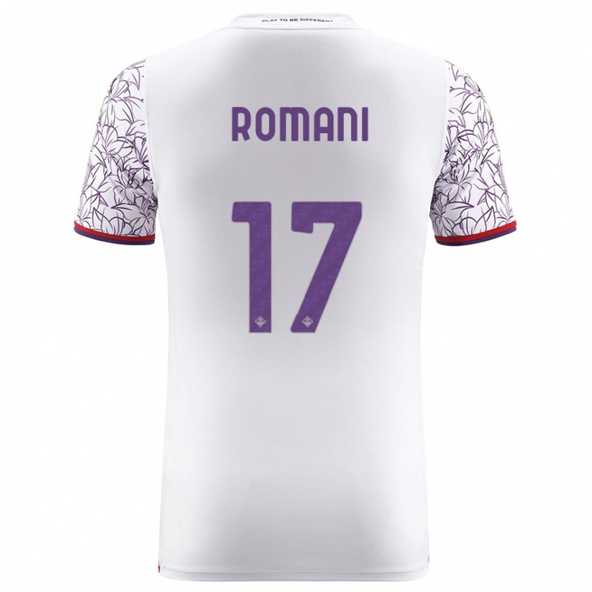 Kandiny Herren Lorenzo Romani #17 Weiß Auswärtstrikot Trikot 2023/24 T-Shirt