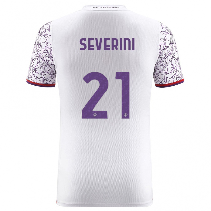 Kandiny Herren Emma Severini #21 Weiß Auswärtstrikot Trikot 2023/24 T-Shirt