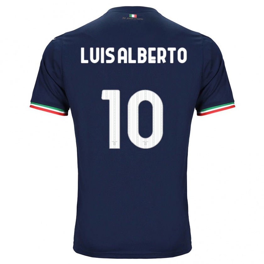 Kandiny Herren Luis Alberto #10 Marine Auswärtstrikot Trikot 2023/24 T-Shirt