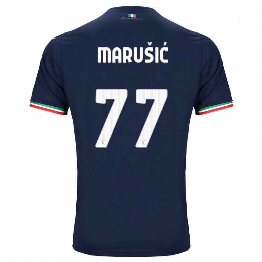 Kandiny Herren Adam Marusic #77 Marine Auswärtstrikot Trikot 2023/24 T-Shirt