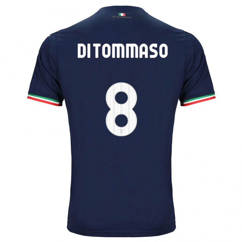 Kandiny Herren Leonardo Di Tommaso #8 Marine Auswärtstrikot Trikot 2023/24 T-Shirt
