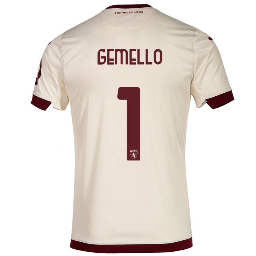 Kandiny Herren Luca Gemello #1 Sekt Auswärtstrikot Trikot 2023/24 T-Shirt