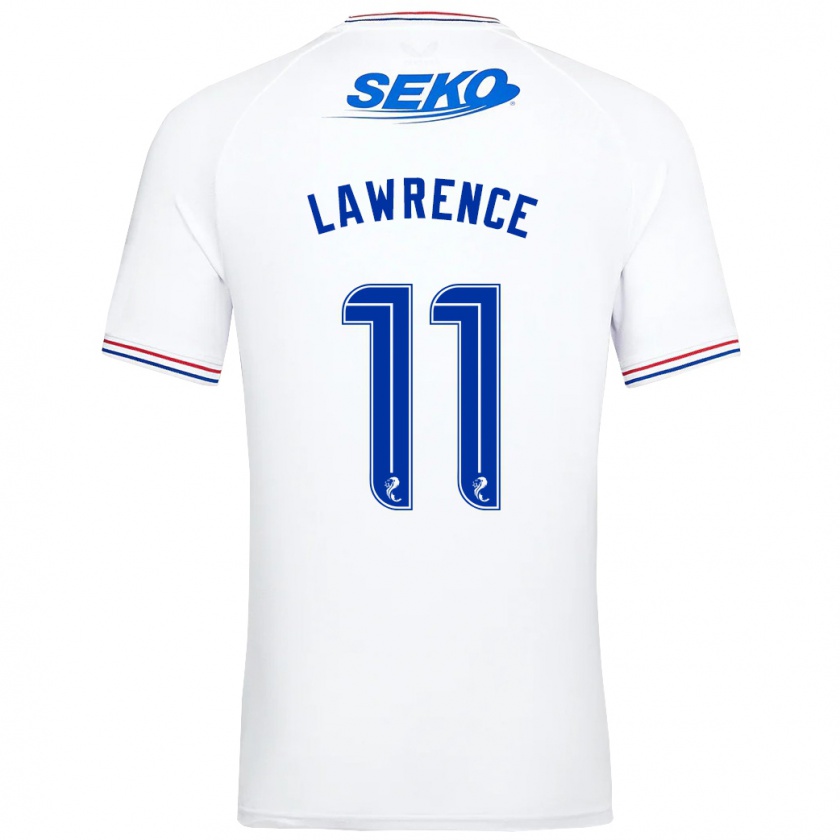 Kandiny Herren Tom Lawrence #11 Weiß Auswärtstrikot Trikot 2023/24 T-Shirt