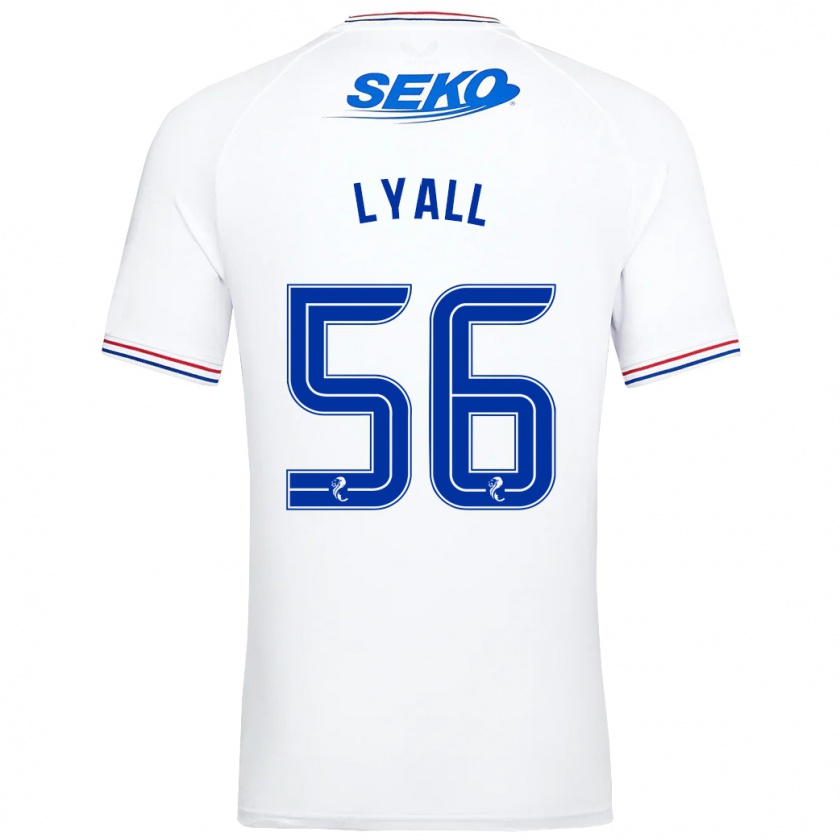 Kandiny Herren Arron Lyall #56 Weiß Auswärtstrikot Trikot 2023/24 T-Shirt