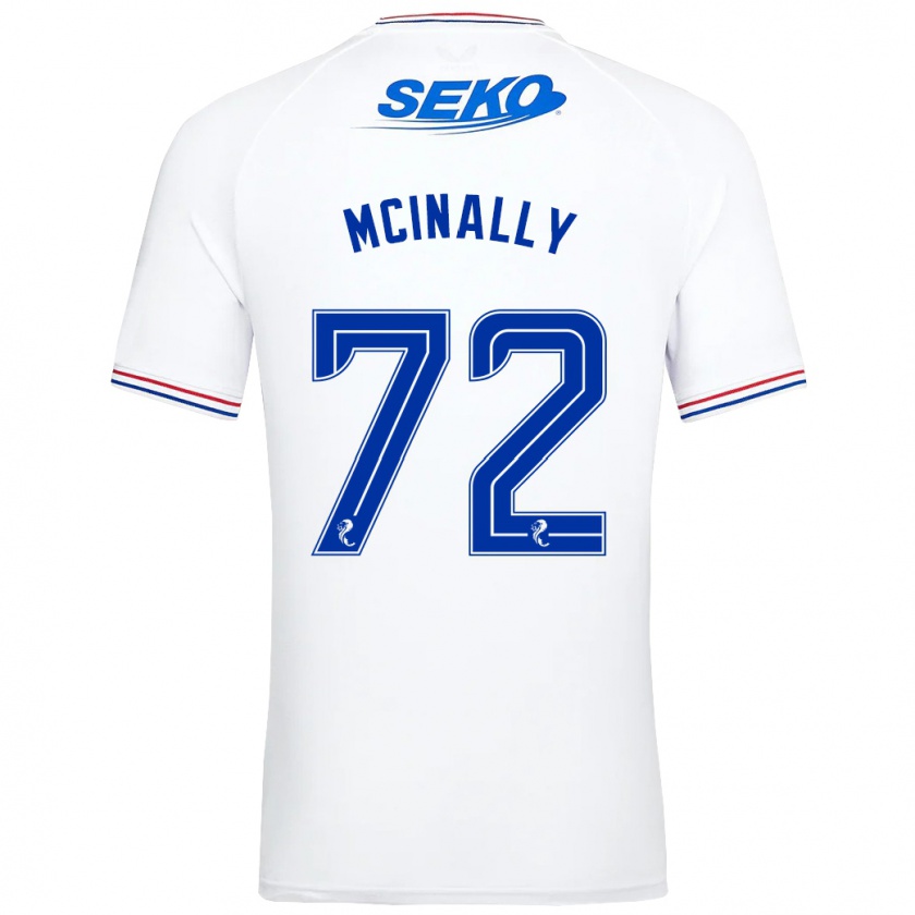 Kandiny Herren Darren Mcinally #72 Weiß Auswärtstrikot Trikot 2023/24 T-Shirt