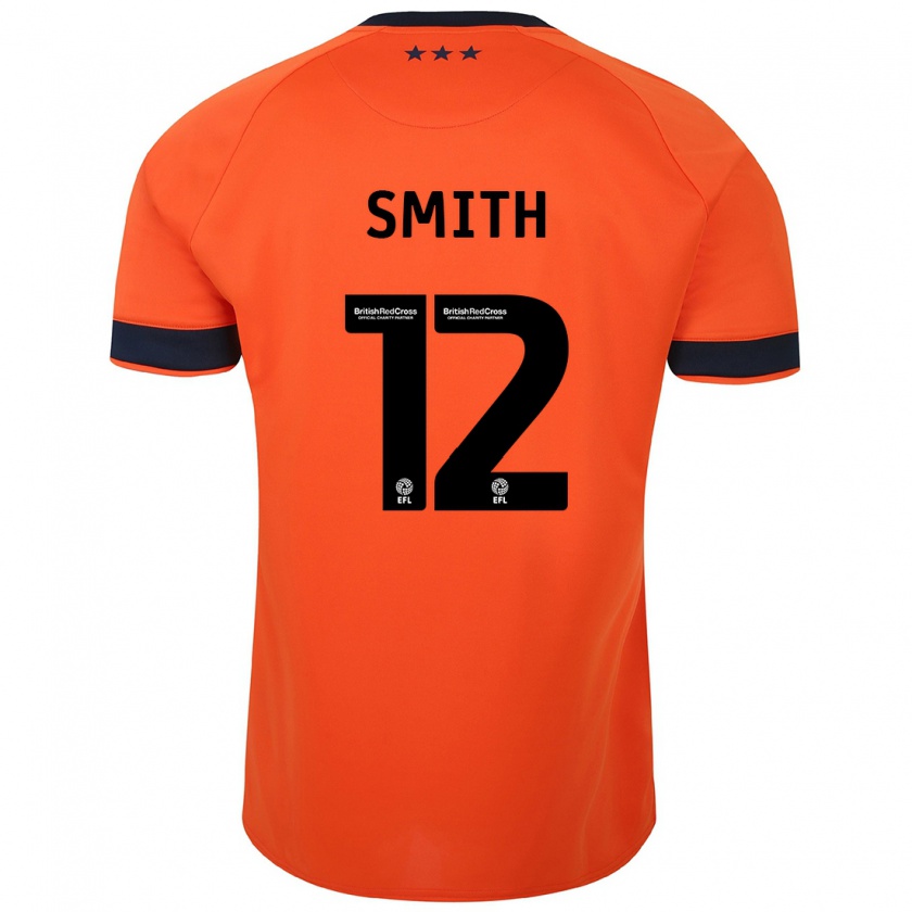 Kandiny Herren Olivia Smith #12 Orangefarben Auswärtstrikot Trikot 2023/24 T-Shirt