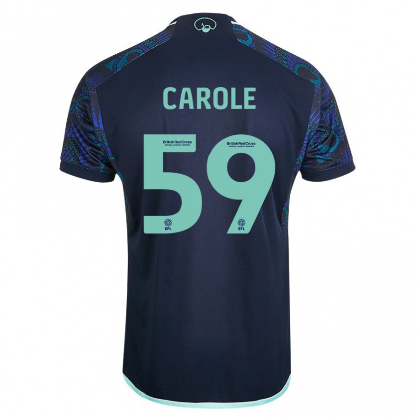 Kandiny Herren Keenan Carole #59 Blau Auswärtstrikot Trikot 2023/24 T-Shirt