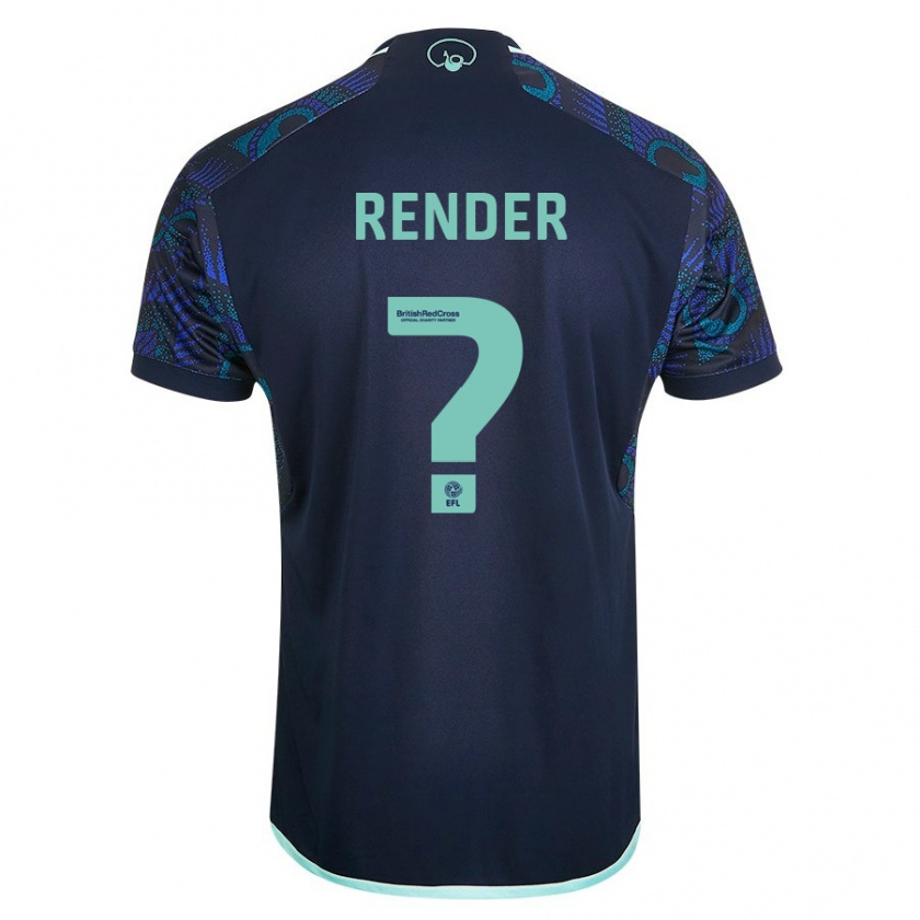 Kandiny Herren Jacob Render #0 Blau Auswärtstrikot Trikot 2023/24 T-Shirt