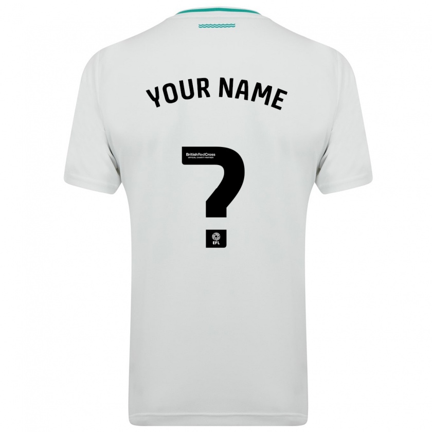 Kandiny Herren Ihren Namen #0 Weiß Auswärtstrikot Trikot 2023/24 T-Shirt
