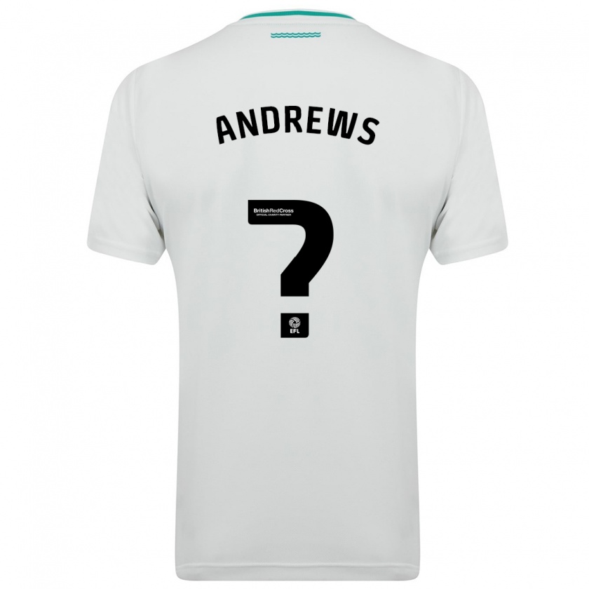 Kandiny Herren Joe Andrews #0 Weiß Auswärtstrikot Trikot 2023/24 T-Shirt
