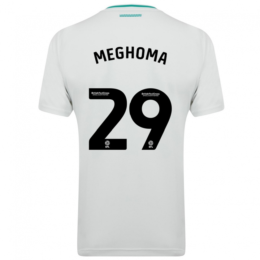 Kandiny Herren Jayden Meghoma #29 Weiß Auswärtstrikot Trikot 2023/24 T-Shirt